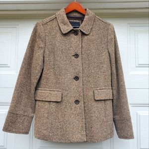 Banana Republic Tweed Car Coat Size XL